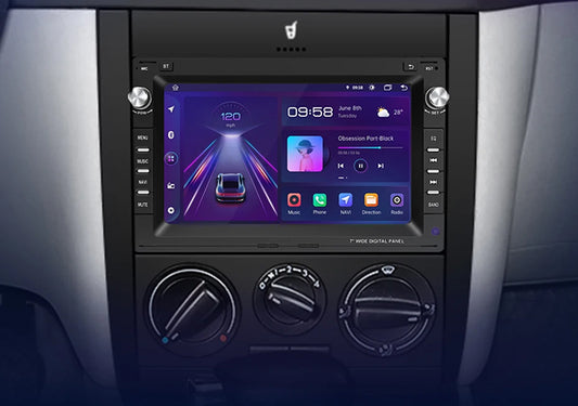 Sistema Multimedia 7" | VW Golf 4 IV Passat POLO Transport T5 Multivan Seat Jetta | CarPlay | Android Auto