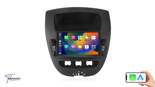 Sistema Multimedia 7" | Peugeot 107 | Citroen C1 | Toyota aygo 2005 2014 | CarPlay | Android Auto