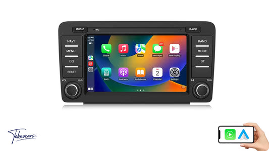 Sistema Multimedia 7" | Skoda Octavia 2 A5 2008 2009 2010-2013 | CarPlay | Android Auto