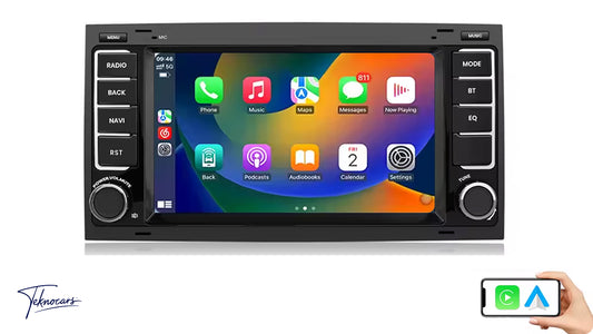 Sistema Multimedia 7" | Volkswagen Touareg | Multivan T5 | Transporte 2004 2005-2009 | CarPlay | Android Auto