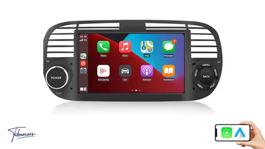 Sistema Multimedia 7" | FIAT 500 500C | CarPlay | Android Auto