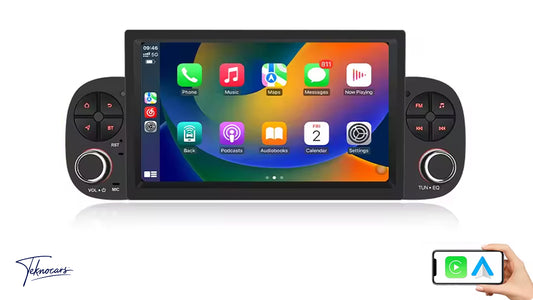 Sistema Multimedia 7" | Fiat Panda 2013 2014 2015 2016 2017 - 2020 | CarPlay | Android Auto