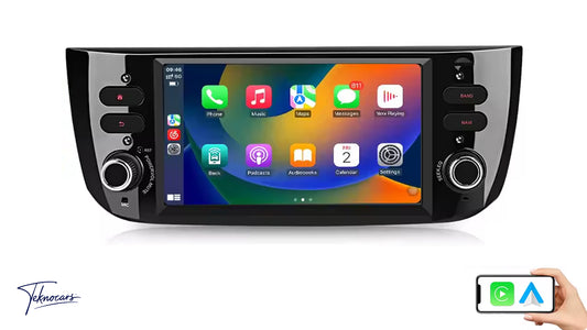 Sistema Multimedia 7" | Fiat Linea Punto Evo 2012-2015 | CarPlay | Android Auto