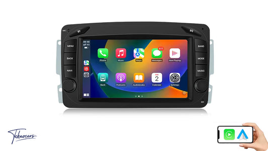 Sistema Multimedia 7" | Mercedes Benz CLK W209 W203 W463 W208 | CarPlay | Android Auto