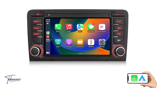 Sistema Multimedia 7" | Audi A3 8P 2003-2011 S3 RS3 Sportback | CarPlay | Android Auto